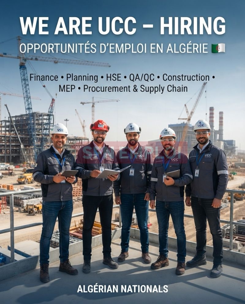 UCC Algeria تعلن عن فرص توظيف في عدة تخصصات بالجزائر - SFN Emploi