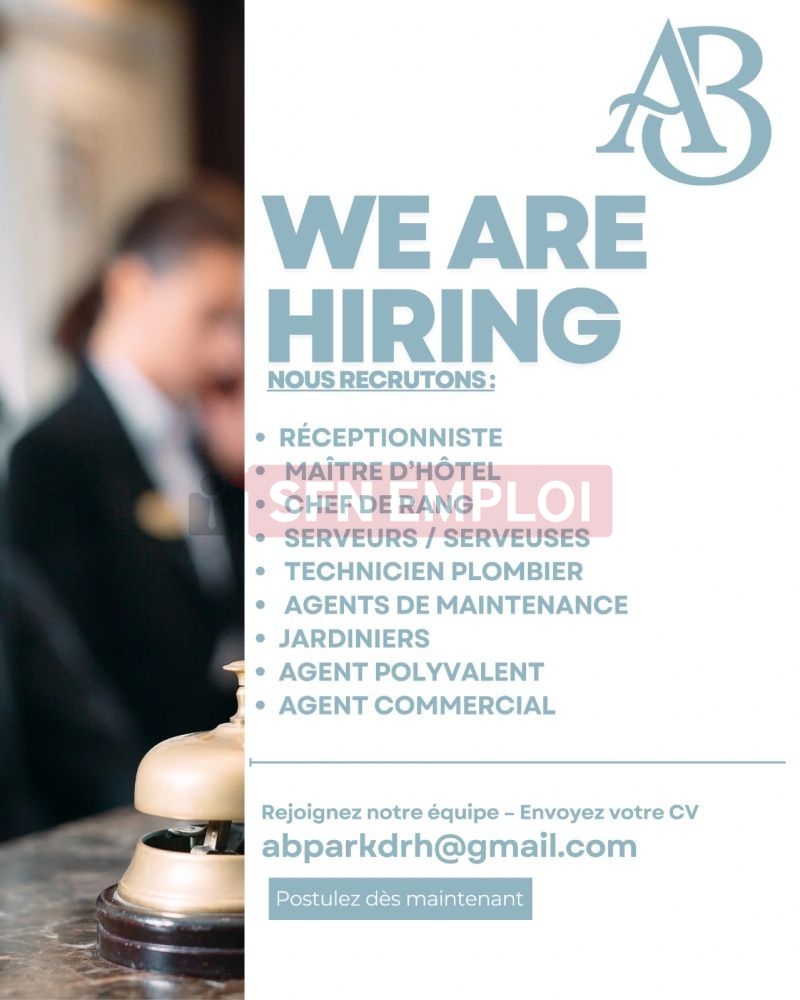 عرض توظيف في المركب السياحي والفندقي AP PARK لسنة 2026 - SFN Emploi
