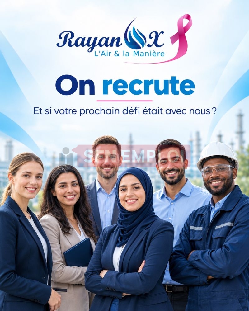 شركة RAYANOX تعلن عن توظيف في 10 مناصب بعدة تخصصات - SFN Emploi شركة RAYANOX تعلن عن توظيف في 10 مناصب بعدة تخصصات - SFN Emploi