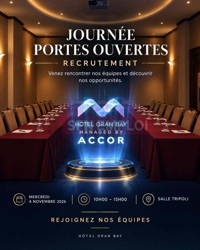 فندق Oran Bay Managed by Accor ينظم يومًا للتوظيف يوم 4 نوفمبر 2026 - SFN Emploi