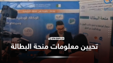 تحيين معلومات منحة البطالة