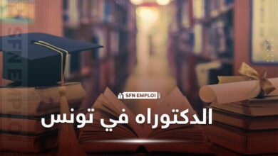 التسجيل لنيل شهادة الدكتوراه في تونس للسنة الجامعية 2025-2026 - SFN Emploi