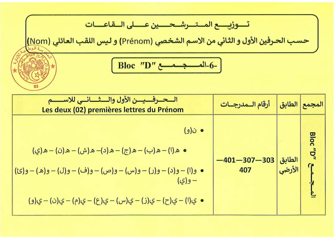 جديد مسابقة المدرسة الوطنية للإدارة - SFN Emploi
