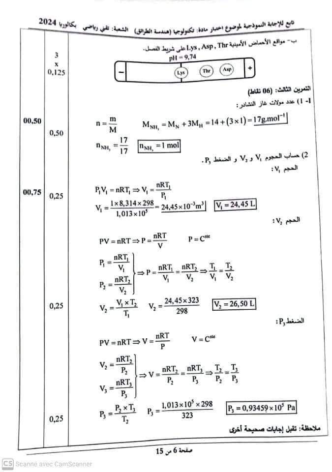 بكالوريا 2024 : التصحيح الوزاري لمادة الهندسة المدنية و هندسة الطرائق - SFN Emploi