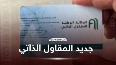 بطاقة المقاول الذاتي الوكالة الوطنية للمقاول الذاتي