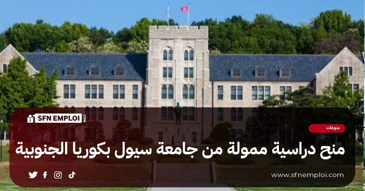 من هنا التقدم لمنحة جامعة سيول بكوريا الجنوبية - SFN Emploi