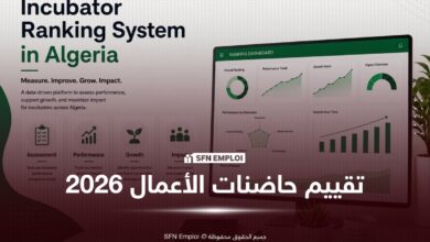 إطلاق تقييم حاضنات الأعمال لسنة 2026: التسجيل مفتوح عبر منصة Startup.dz - SFN Emploi قييم حاضنات الأعمال