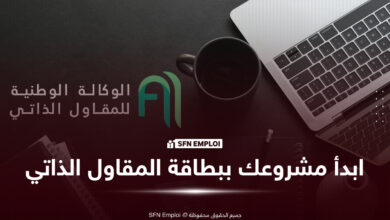 بطاقة المقاول الذاتي في الجزائر