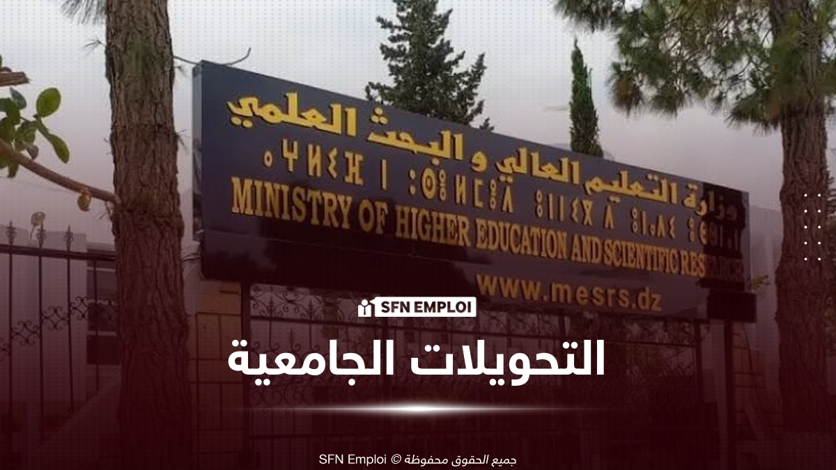 منصة التحويلات الجامعية 2026 مفتوحة الآن.. هذا رابط التسجيل للطلبة الجدد - SFN Emploi