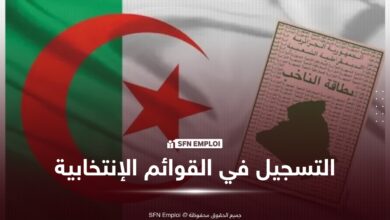 التسجيل في القوائم الانتخابية 2026: كيفية التسجيل إلكترونيًا عبر موقع السلطة الوطنية المستقلة للانتخابات - SFN Emploi التسجيل في القوائم الانتخابية