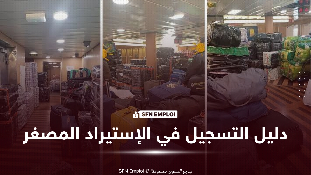 دليل التسجيل في نشاط الاستيراد المصغر في الجزائر: الخطوات والوثائق المطلوبة - SFN Emploi دليل التسجيل في نشاط الاستيراد المصغر في الجزائر: الخطوات والوثائق المطلوبة - SFN Emploi