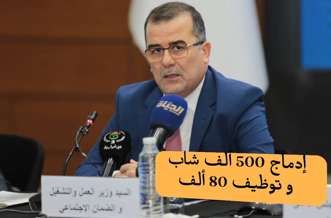 وزير العمل يصرح ..إدماج 500 ألف شاب بالإدارات العمومية و توظيف 80 ألف بالقطاع الإقتصادي - SFN Emploi